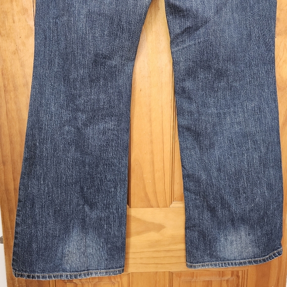 DKNY Women's Mid Rise Bootcut Blue Denim Jeans With Flap Back pockets, Size 14 - Picture 8 of 12